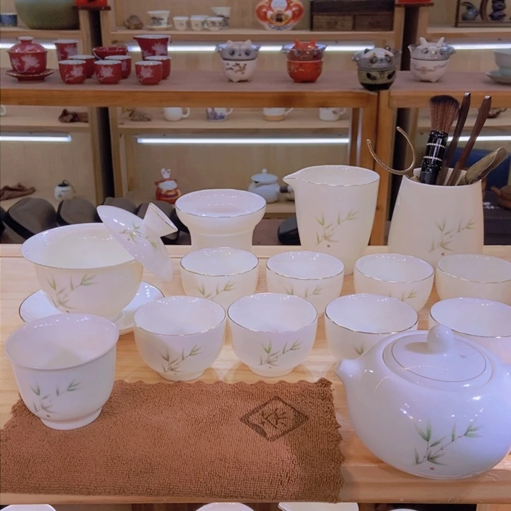 毕业套装茶壶盖碗全家福