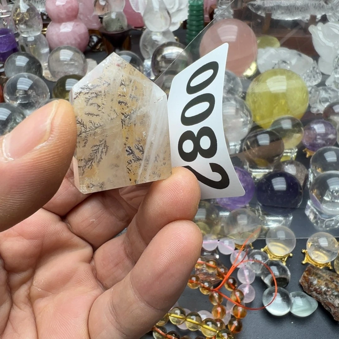 水晶珠宝半成品未镶嵌绿**燕水晶0082