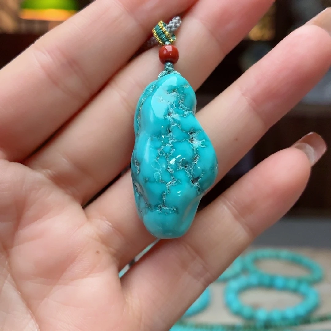 未镶嵌绿松石珠宝奇石