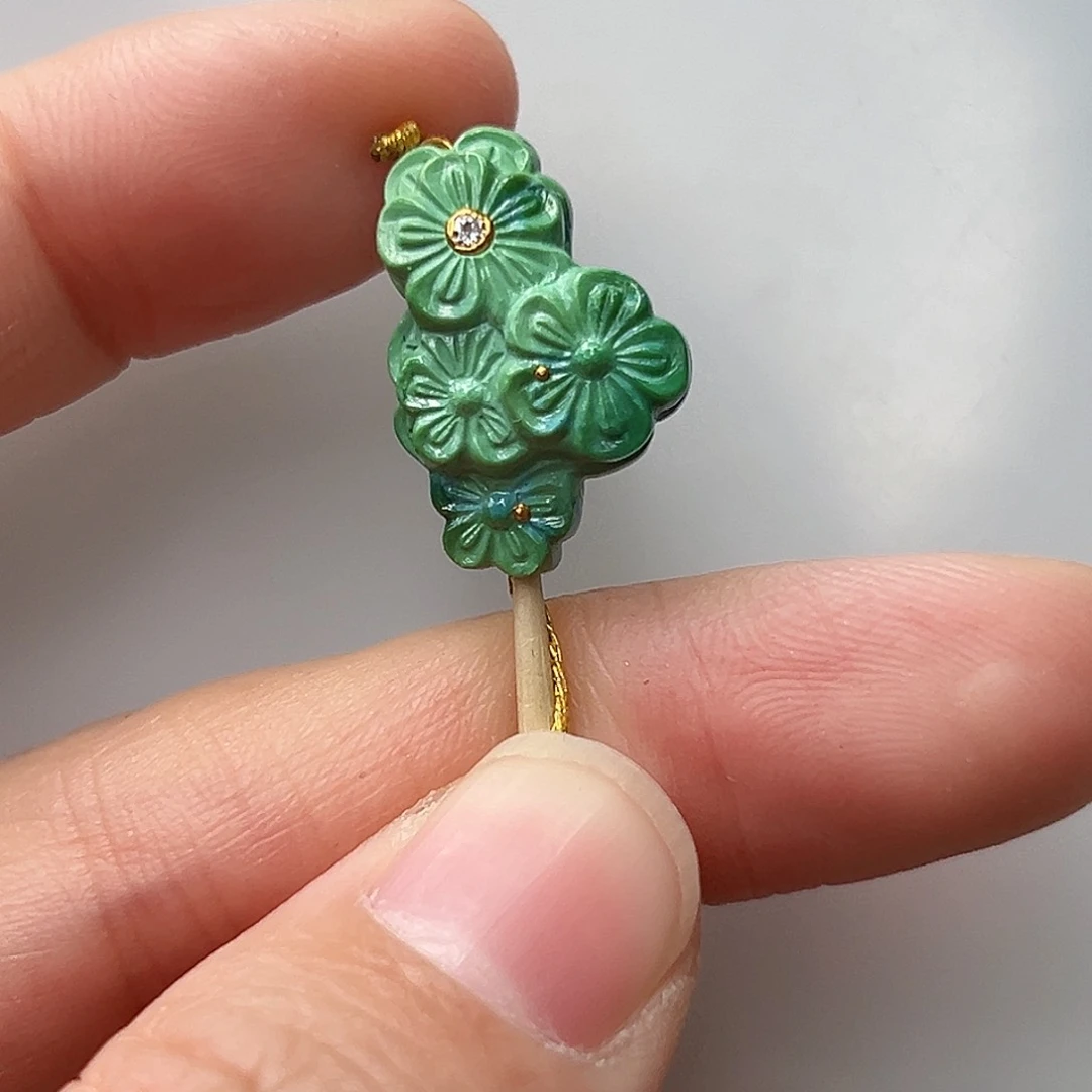 绿松石珠宝奇石未镶嵌