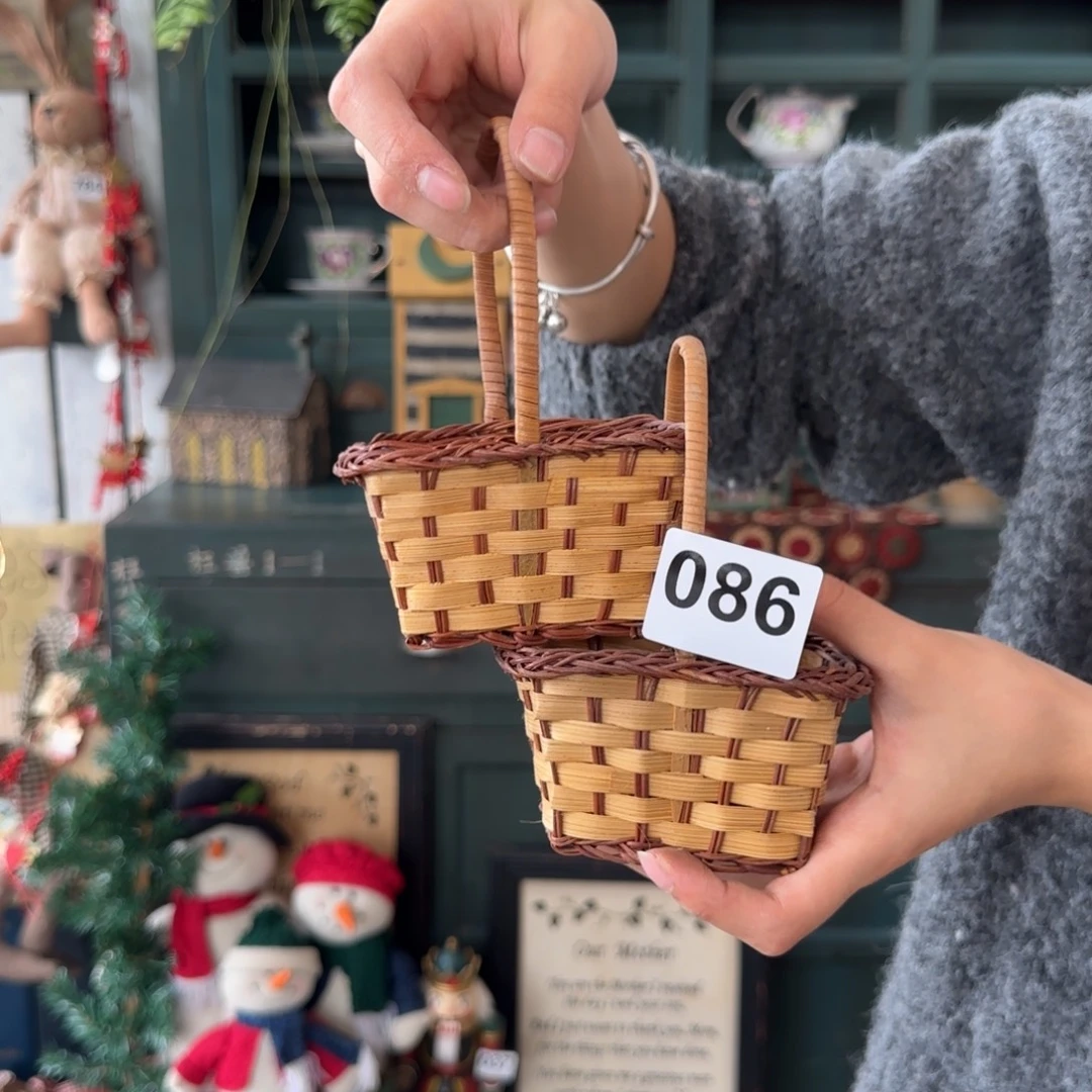 中古玩具老货默认微瑕损米篮子一组两个