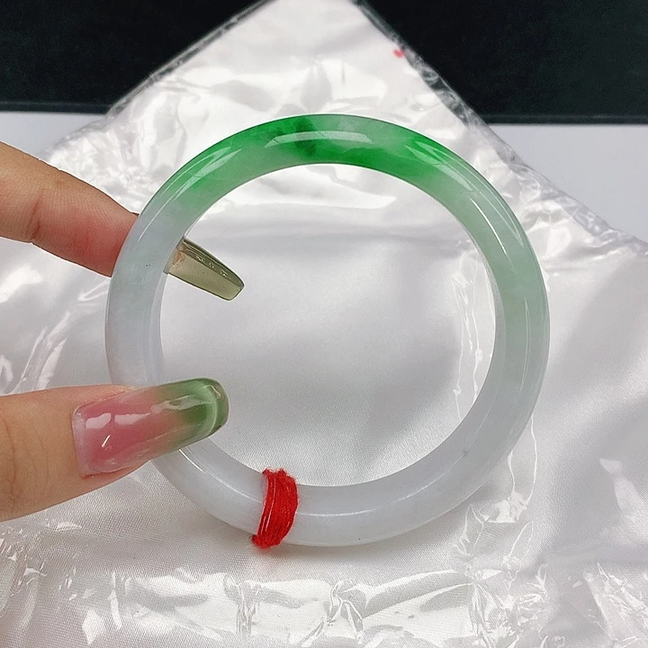 未镶嵌手镯翡翠圈57.6，18021