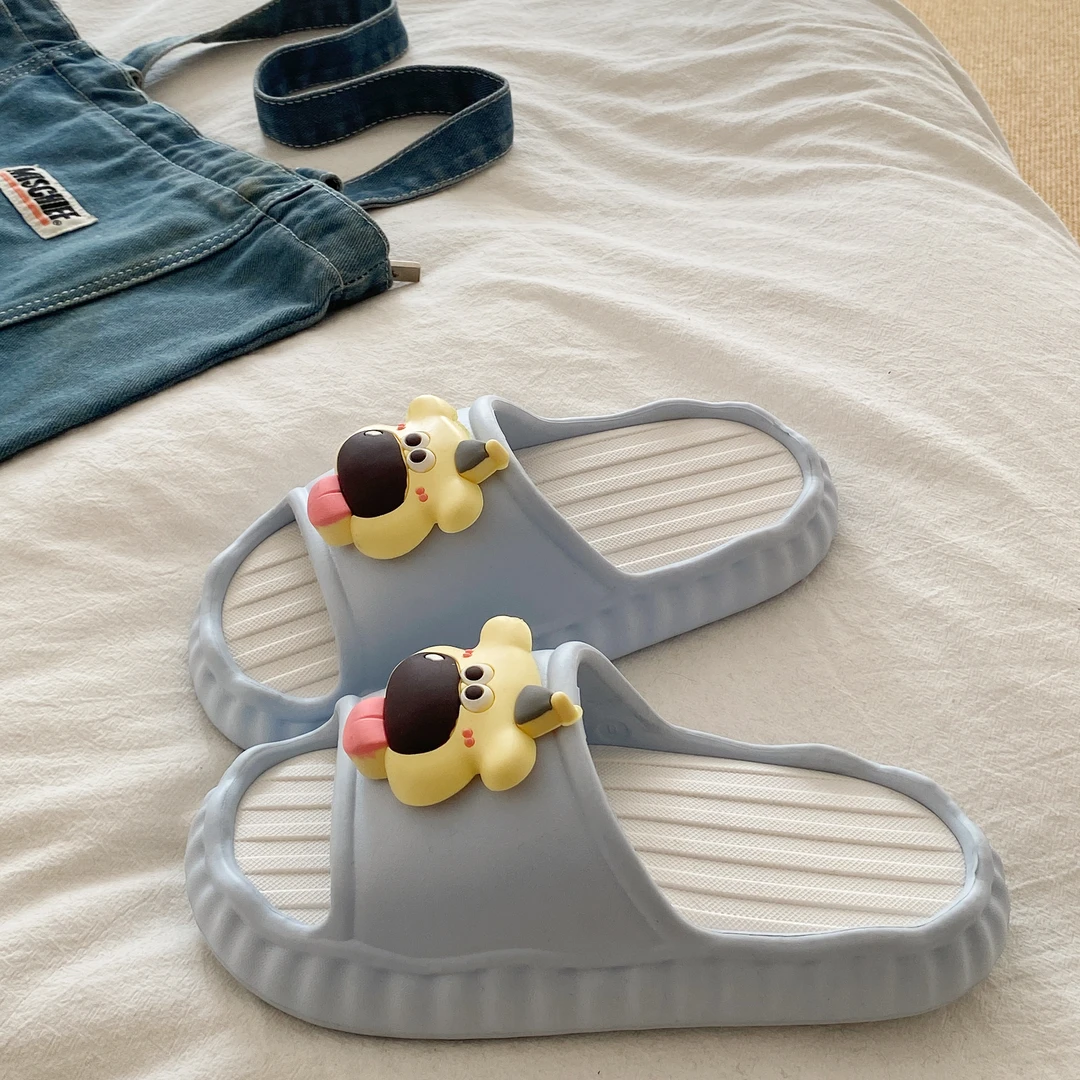 【EVA鞋垫可拆卸】夏季大鼻狗拖鞋女室内外穿防滑不臭宿舍凉拖鞋