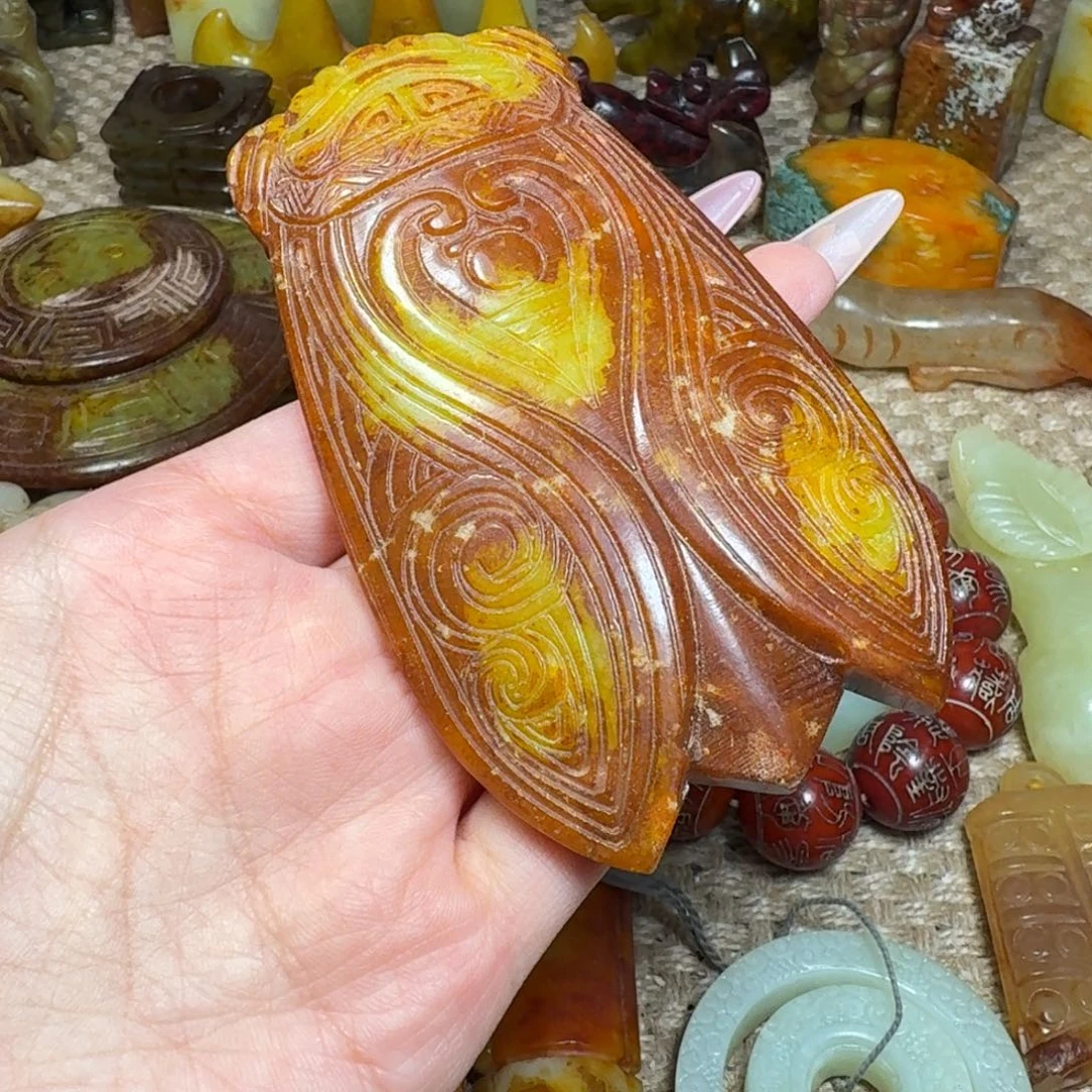 白玉菩提吊坠挂件