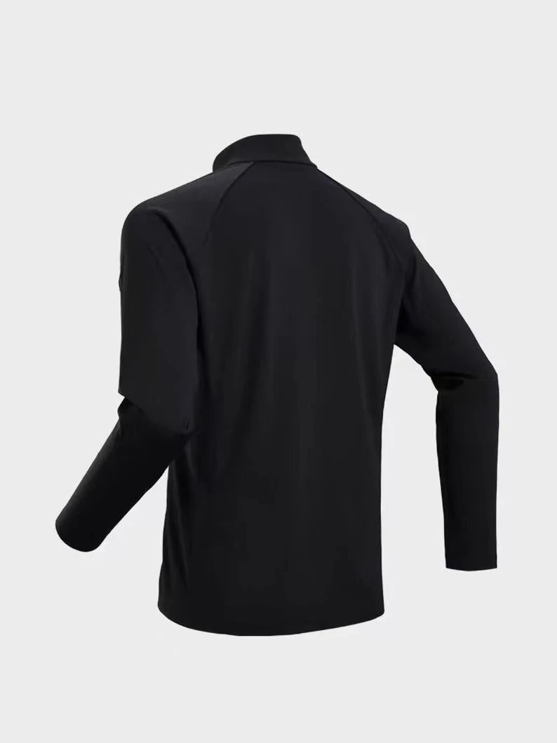 秋冬新款长袖立领半拉链T恤《加绒》DD-3