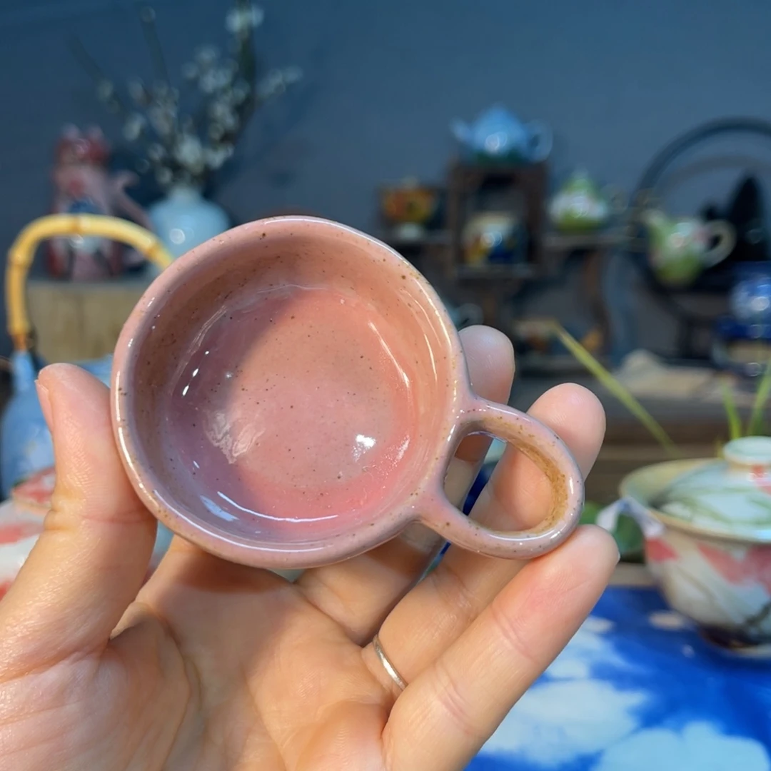 杯素浅陶瓷手工手绘