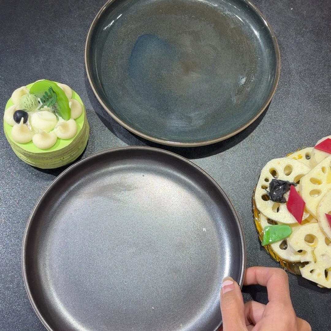 瓷两个8寸微瑕特价不影响使用