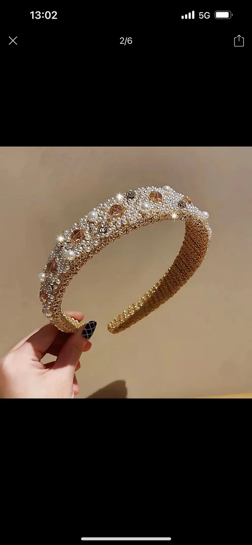 复古日韩瑞丽风头饰气质复古/宫廷网红法式优雅女发箍手工