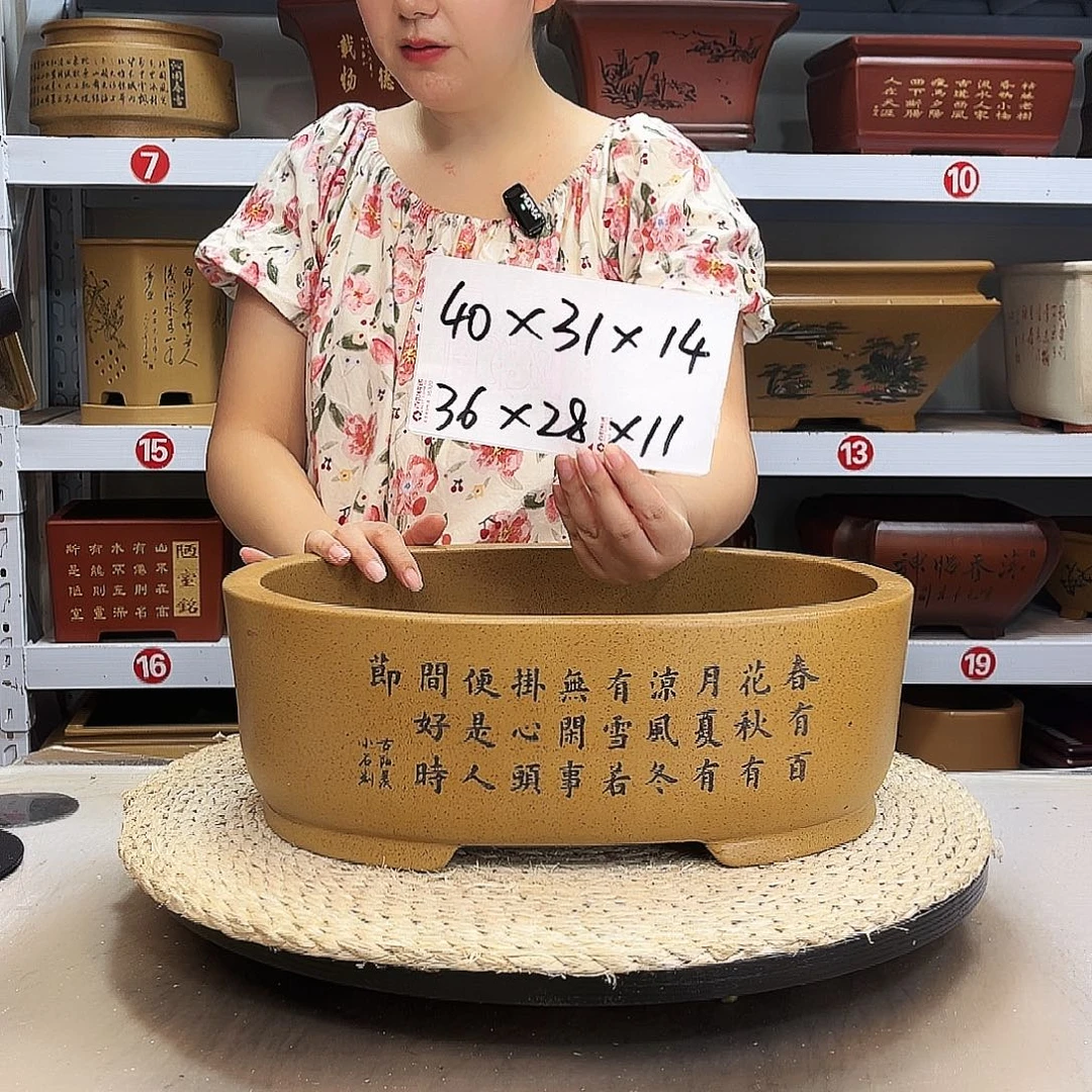 紫砂花盆紫砂花盆