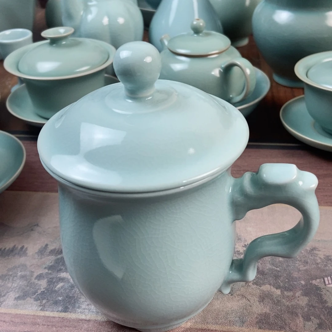 摆件瓷原产地原矿汝瓷～茶器