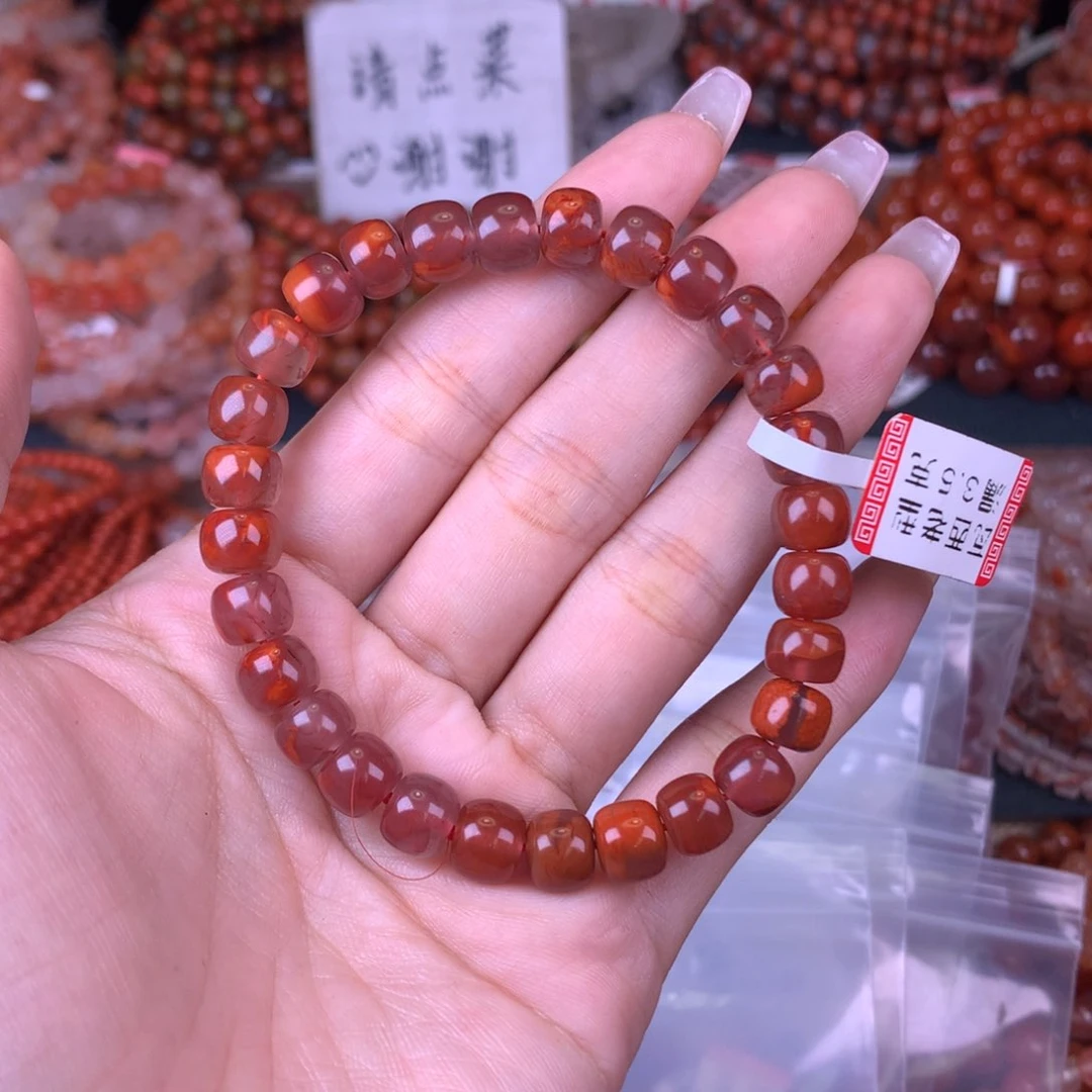 未镶嵌手链南红玛瑙卡8