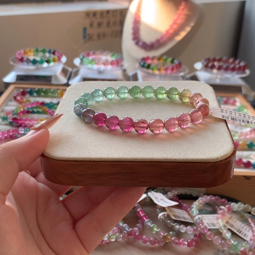 未镶嵌手链碧玺碧玺