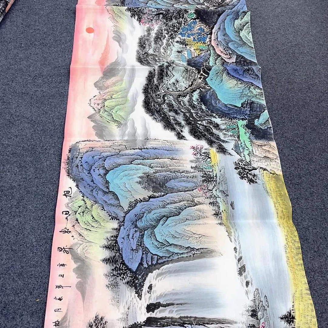 国画作品小姐姐放漏…
