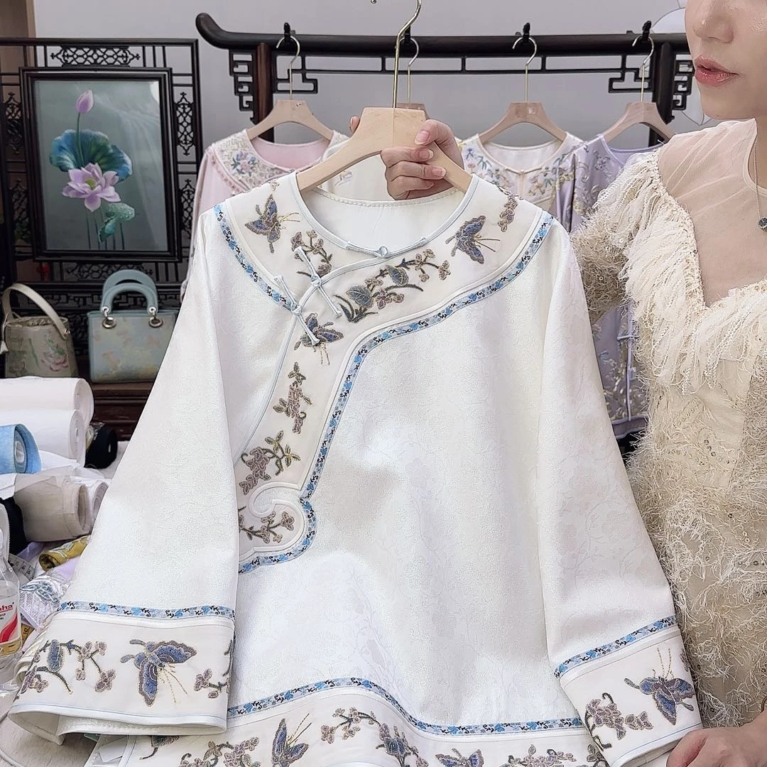 8苏绣太太服苏绣太太服