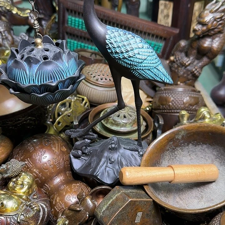 铜器办公室茶室摆件