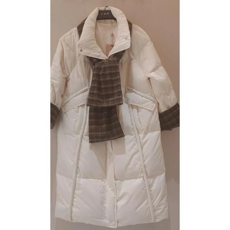 高斯雪岚25417578羽绒服拼色设计感