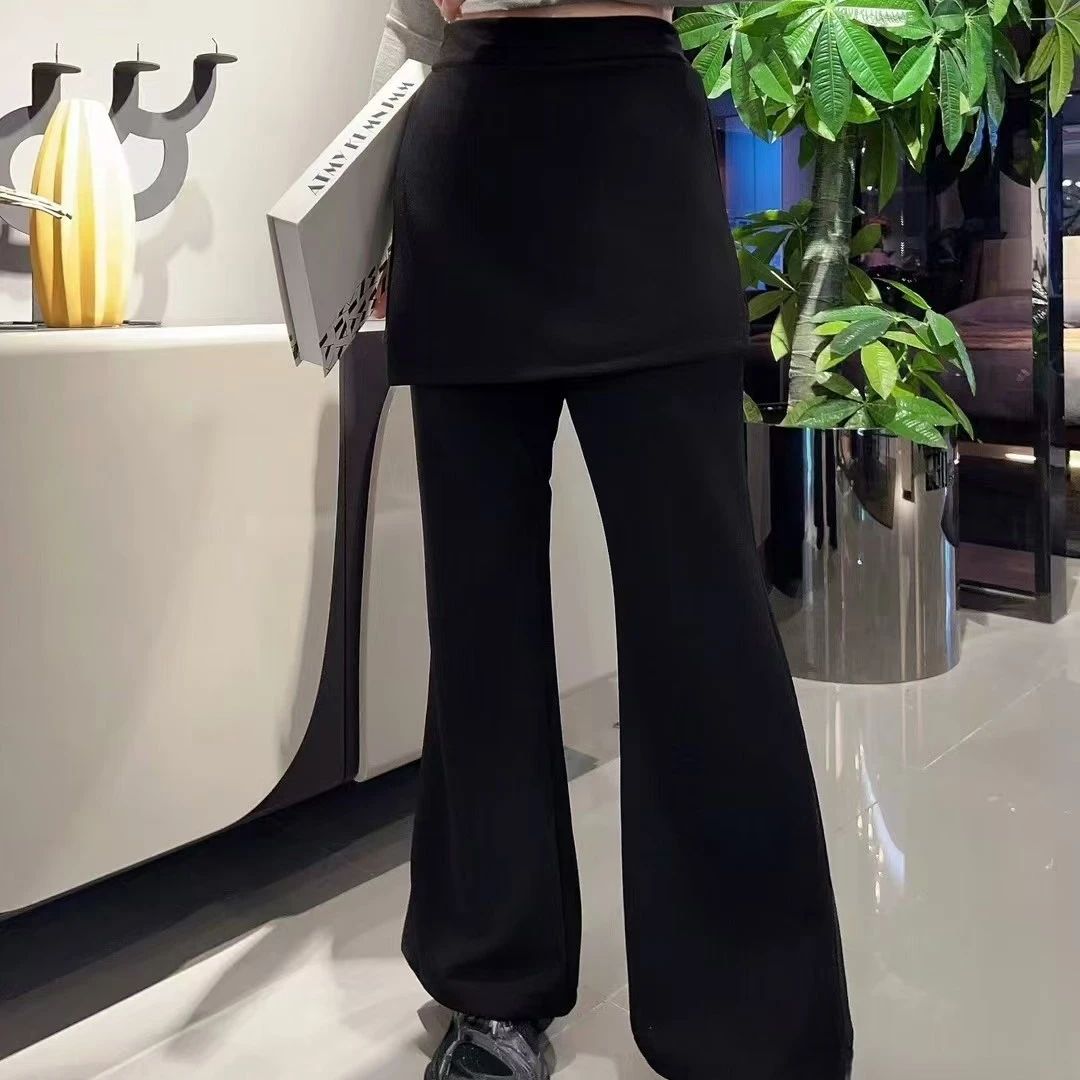 春季时尚裙裤-甜 3722洋气潮流气质显瘦百搭胖MM大码女装新款