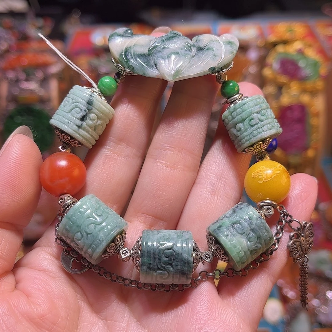 翡翠未镶嵌手链福利款