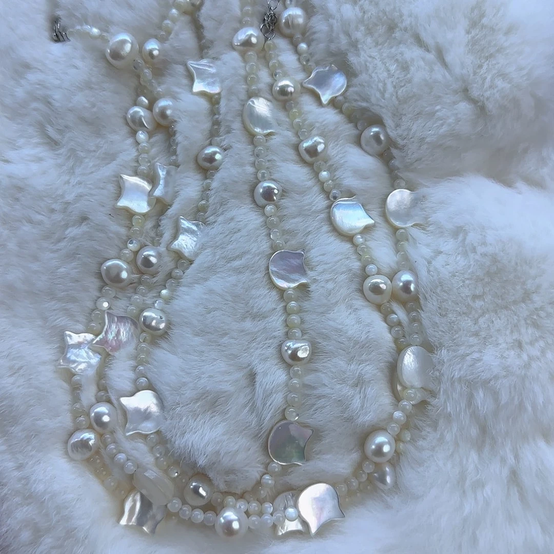 未镶嵌定制项链多样性发货发其一630淡水珍珠