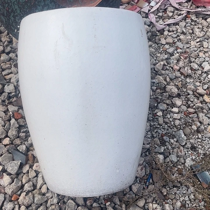 花盆紫砂口23高33一个白蛋壳大号