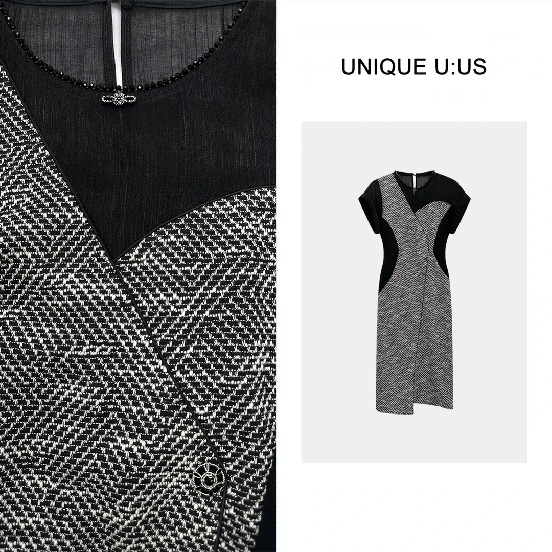 【金雯】米兰艺术收腰气质显瘦女装连衣裙-250531