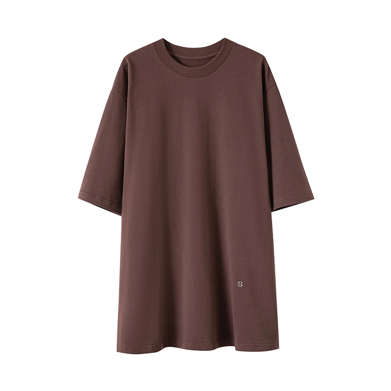 PC-25040【SIRK】新款休闲百搭纯色圆领短袖T恤针织舒适