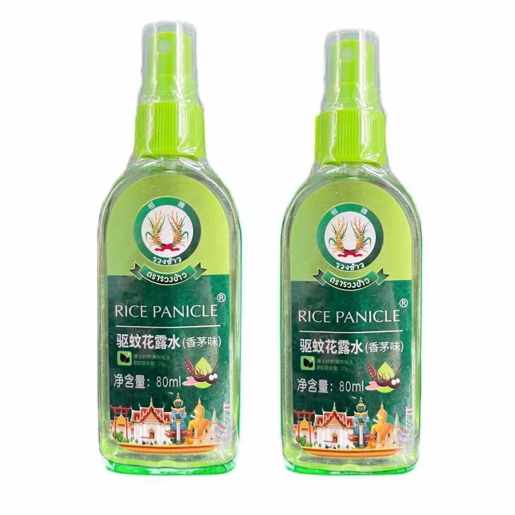 稻穗驱蚊花露水香茅味80ML*3瓶【保质期到2026.4.10】