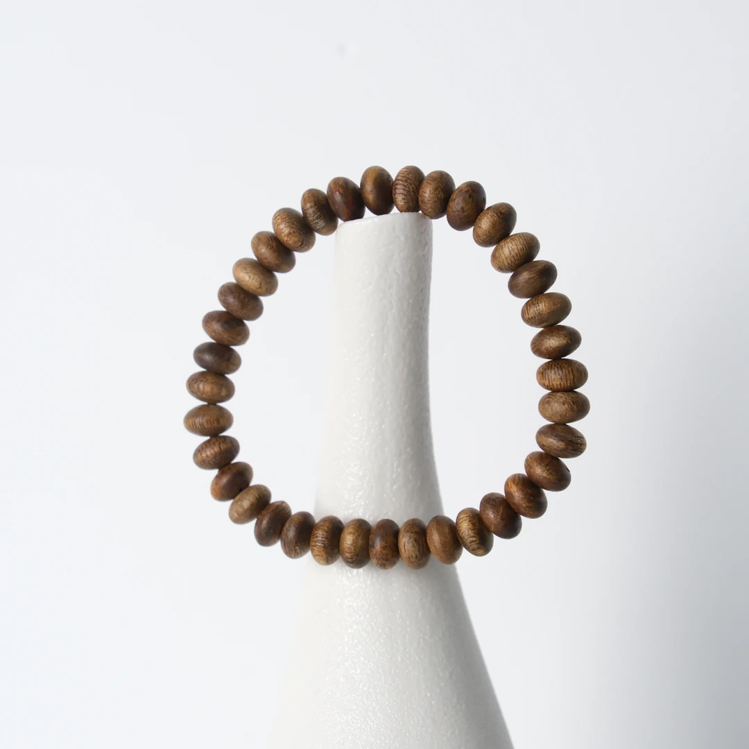 海南莺歌绿奇楠沉香算盘珠单圈手串 多样性发其一 男女可带