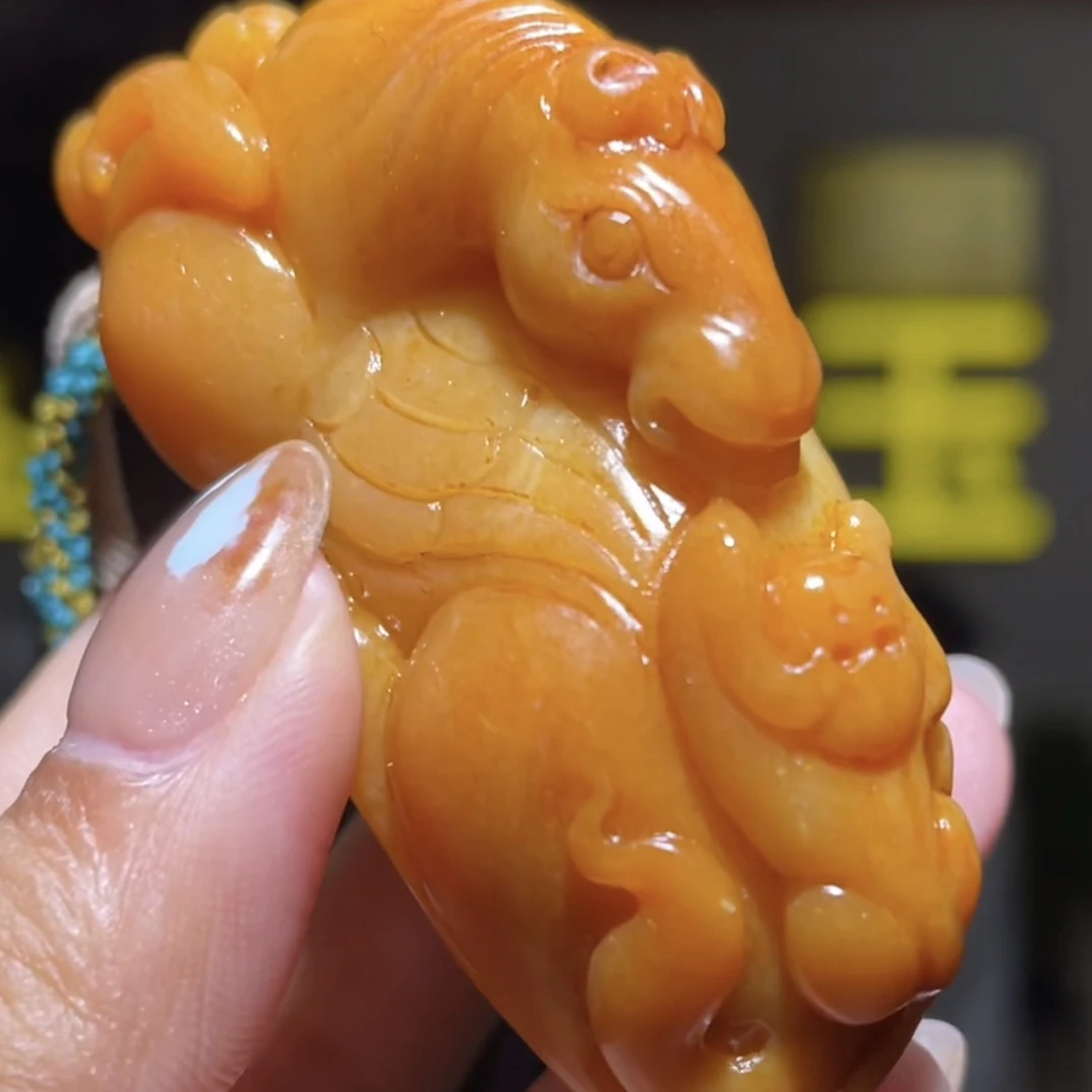 手把件货玉石把玩件文玩摆件D2