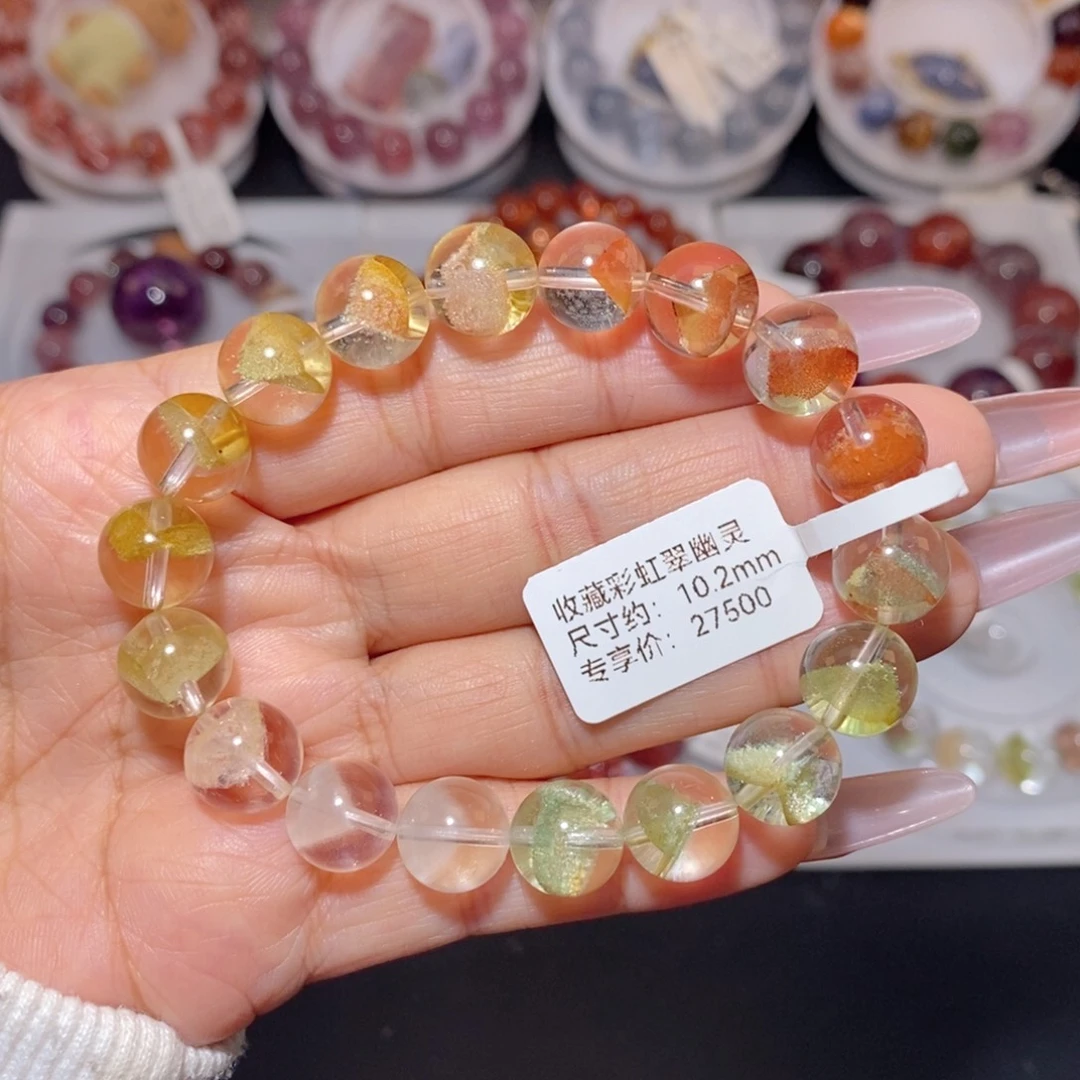 手链未镶嵌水晶四季翠幽灵