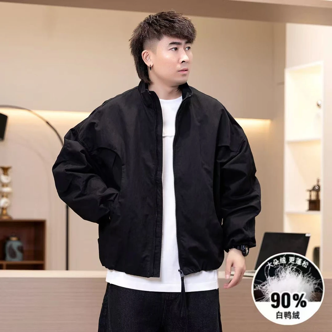 【cityboy】秋冬2025美式高街休闲弯刀袖阔型短版痞帅lns夹克外套