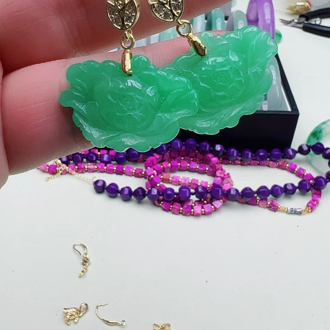 翡翠吊坠(赠链)银S925镶嵌