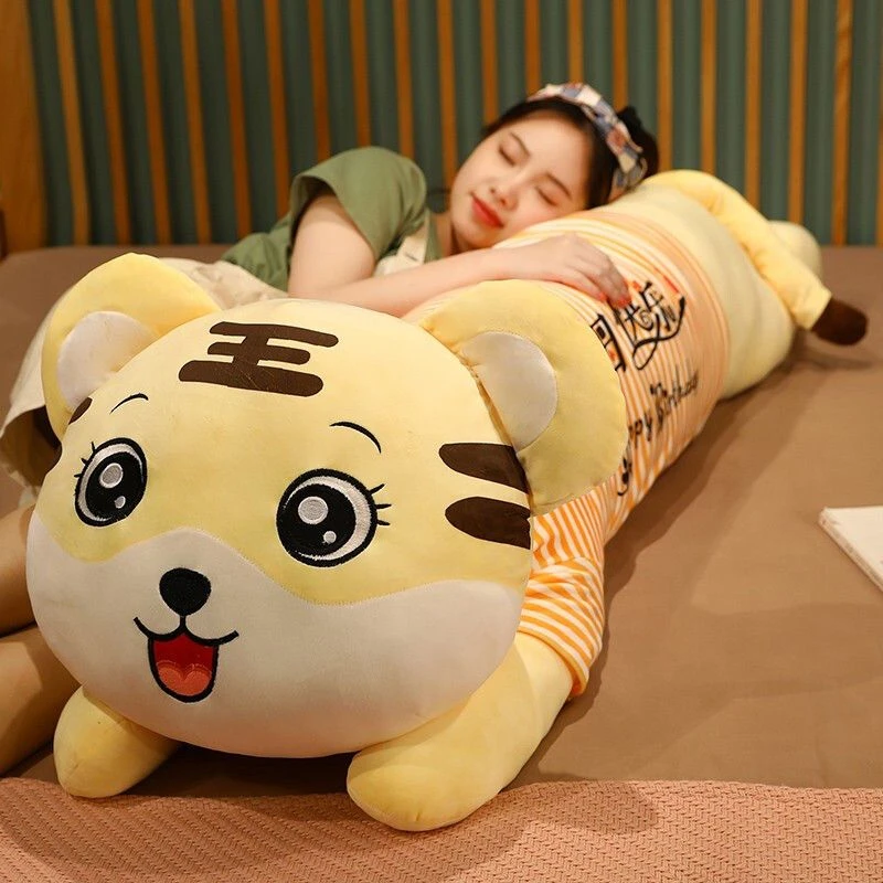 新疆西藏包邮老虎毛绒玩具虎年吉祥物公仔睡觉抱枕布娃娃玩偶女孩