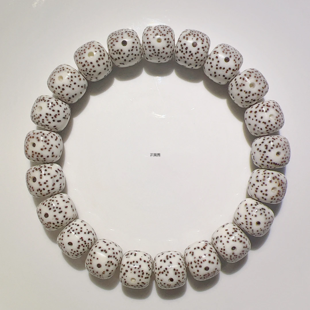 11mm 海南同枝料星月菩提手串 手感温润高密熟果详情图可看各角度