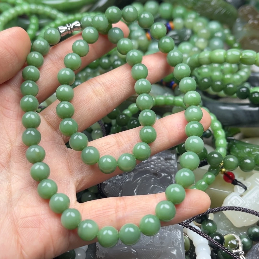 和田玉（碧玉）未镶嵌颈饰