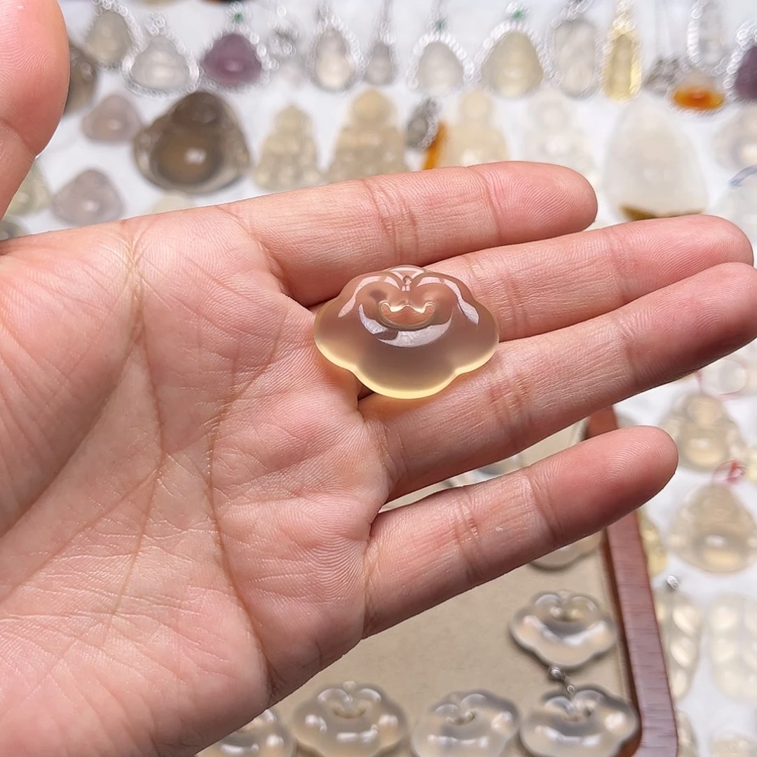 玛瑙/玉髓颈饰未镶嵌玖*～