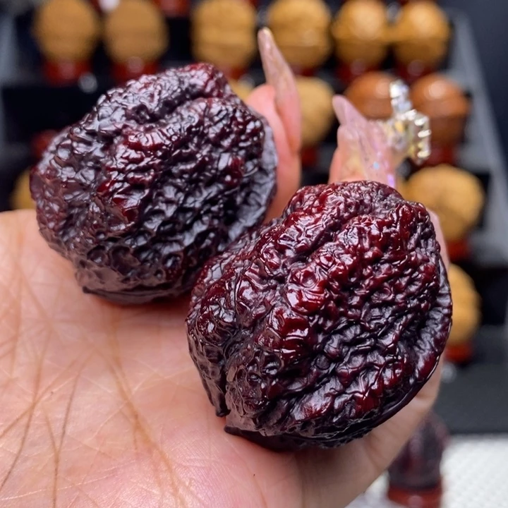 文玩核桃把件蝴蝶蝉47号42尺