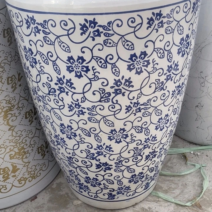 高腰青花瓷特大号2个口38/55
