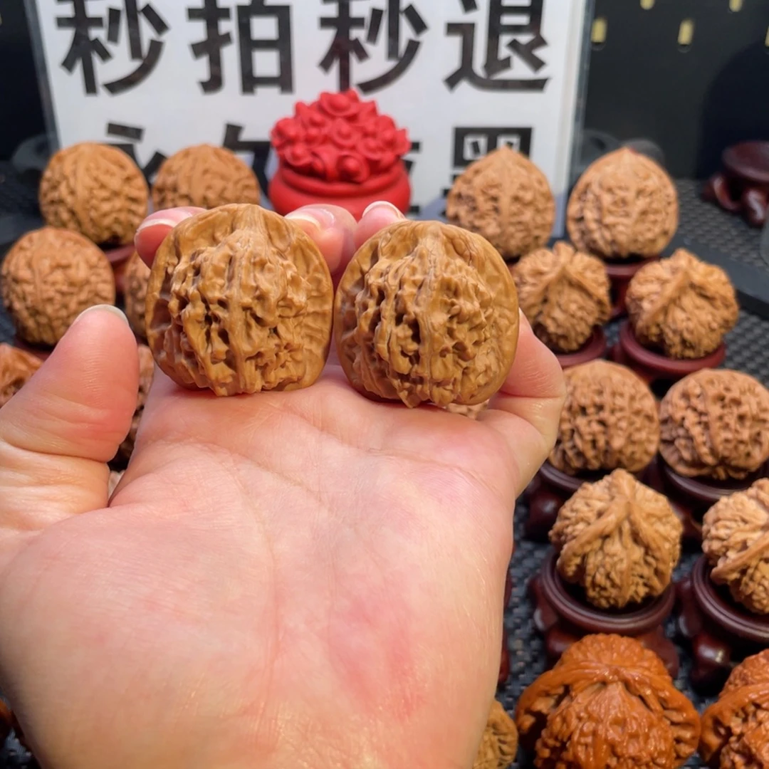 吊坠文玩核桃天地二爷帽36尺