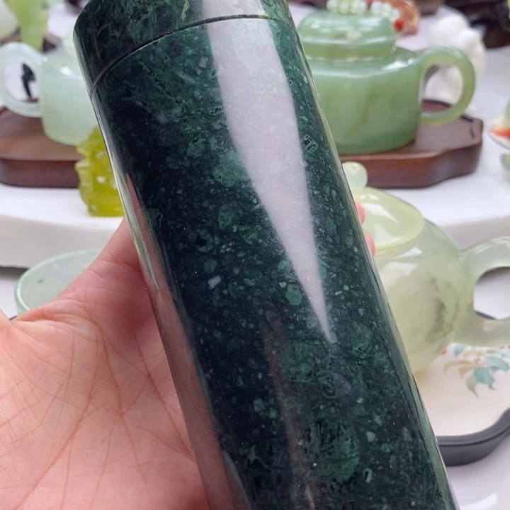 岫玉四大名玉水杯未镶嵌
