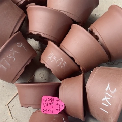 紫砂花盆100-12。100-12