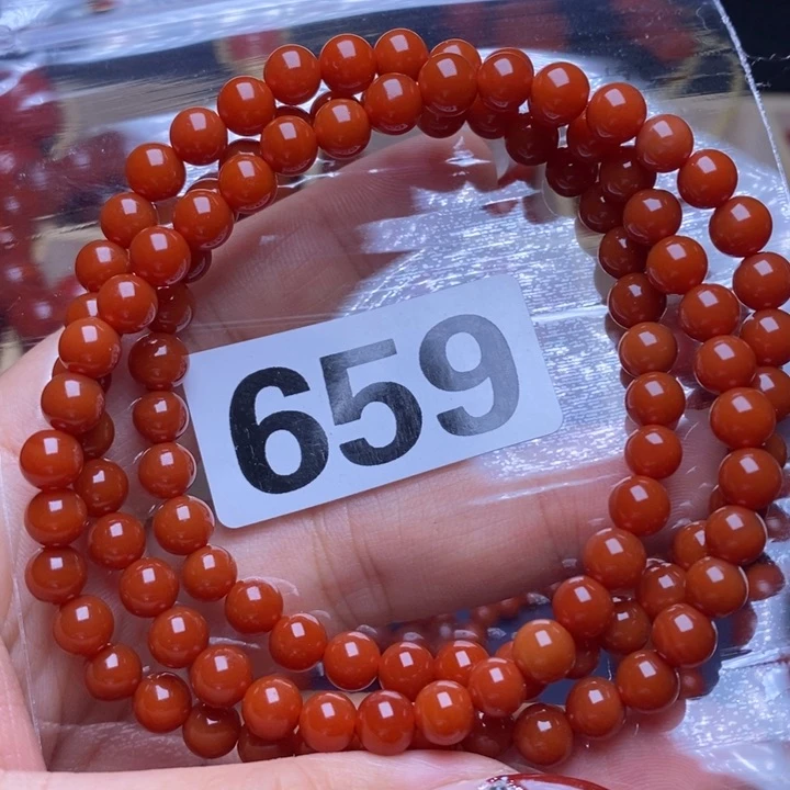 南红玛瑙手链未镶嵌清****馆