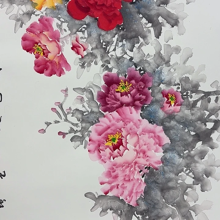 国画手绘国画作品