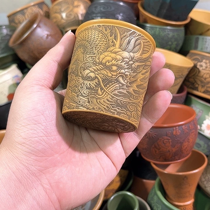 茶杯紫砂全手工紫砂主人杯