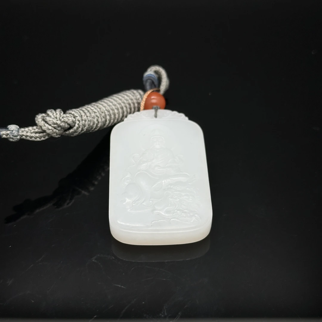 DS162和田玉文殊菩萨挂件