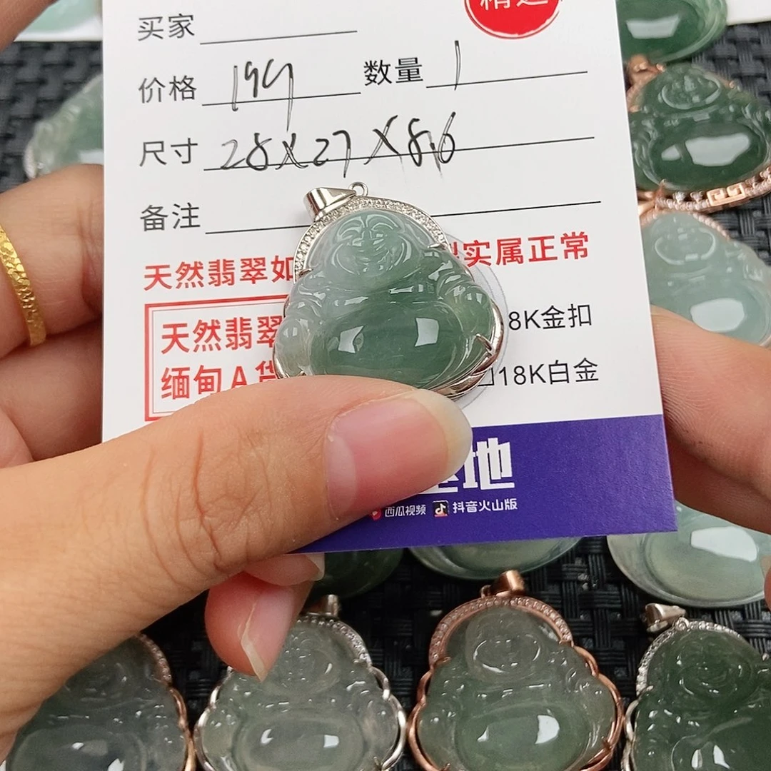 翡翠银S925镶嵌颈饰