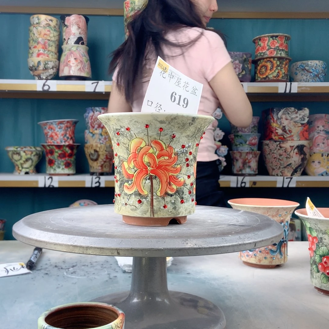 罐景德镇手工瑕疵619