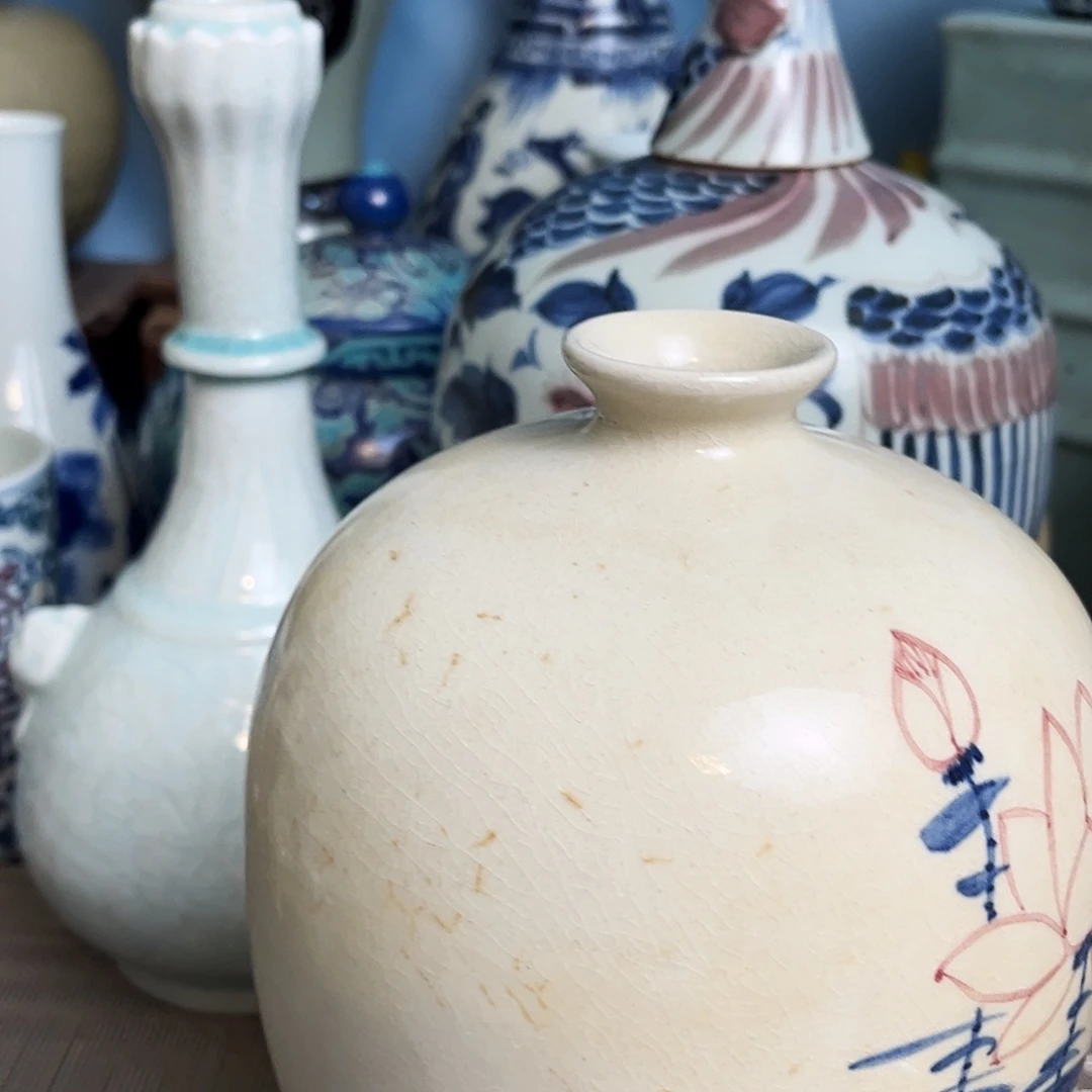 摆件景德镇青花瓶