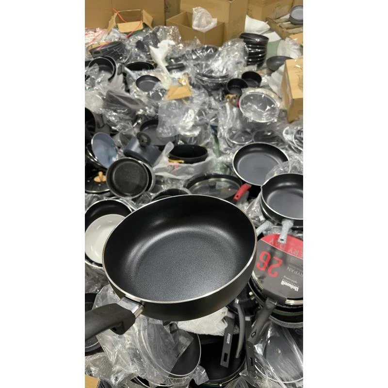 A42煎锅炒锅不粘锅口径24 高度7 外贸尾货部分微瑕，介意勿拍