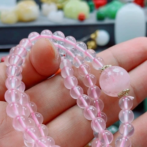 水晶手链未镶嵌多样性
